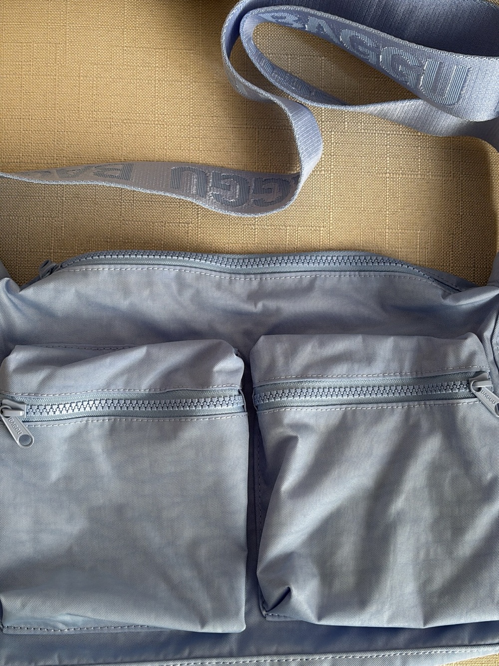 BAGGU French blue cargo crossbody NWT